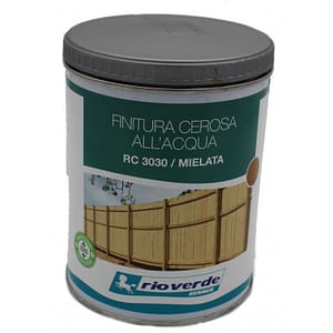 Finitura all’acqua ceroso Rio Verde per legno Mielata RC3030