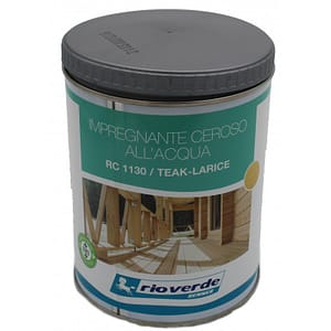 Impregnante all’acqua ceroso Rio Verde per legno Teak-Larice RC1130