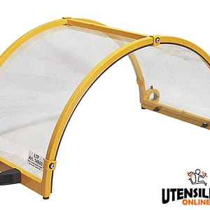 Schermo protettivo per tornio con attacchi LTF D.600x240mm