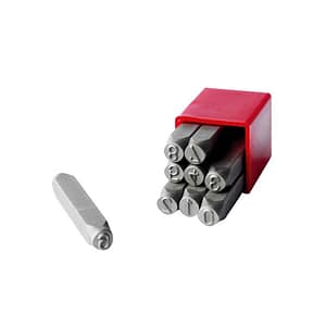 Punzoni Seb numeri 9 cifre acciaio temperato