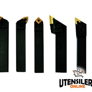 Set 5 Utensili per tornitura LTF gambo MD10 10×10 con inserti