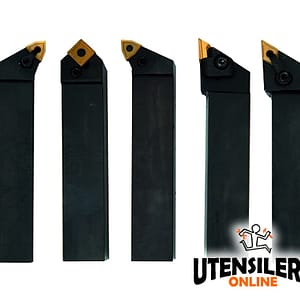Set 5 Utensili per tornitura LTF gambo MD32 32×32 con inserti