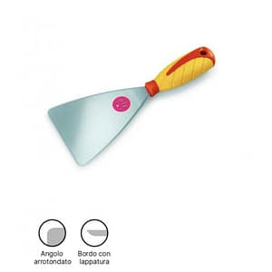 Spatola Pavan 501/IS INOX Sintesi per lucidatura Stucchi e Marmorini (Misura 80 mm)