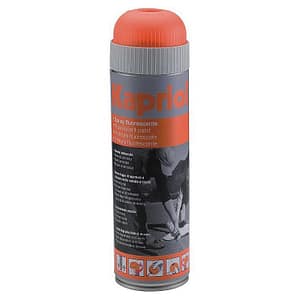 Spray fluorescente arancio Kapriol 500ml per tracciatura