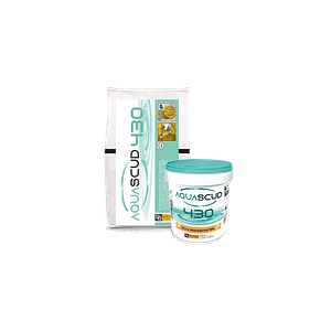 Aquascud Volteco 430 impermeabilizzante bicomponente (sacco 12 kg + liquido 6 kg)