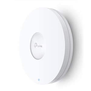 Tp-link eap620 hd access point ax1800 dualband wi-fi 6 1 porta gigabit rj45 poe mu-mimo 4 antenne interne bianco