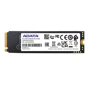 Adata legend 840 ssd 512gb m.2 nvme pci express 4.0 3d nand