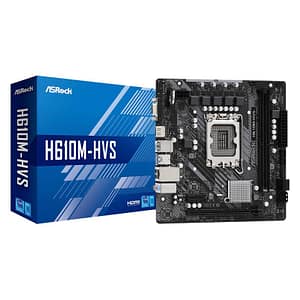 Asrock h610m-hvs intel h610 lga 1700 micro atx
