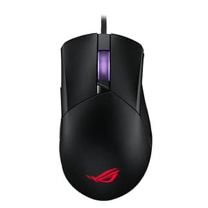 Asus mouse gaming rog gladius iii asimmetrico 19.000 dpi latenza zero wired illuminazione aura sync rgb nero