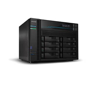 Asustor as6508t nas chassis tower atom c3538 2.1ghz ram 8gb-8 bay hdd/ssd 2.5/3.5 colore nero