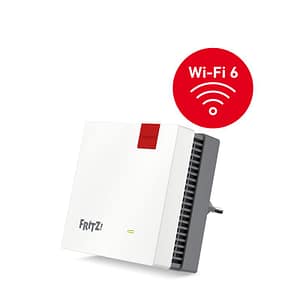 Avm fritz! range extender wireless wi-fi 6 1200 ax con mesh repeating porta lan gigabit