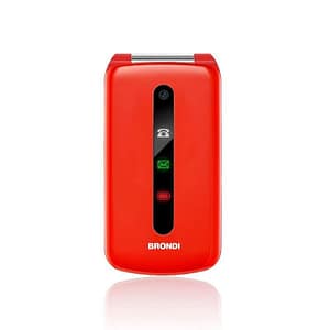 Brondi president dual sim 3 clamshell 32gb italia red