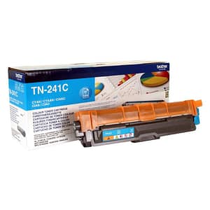 Brother tn-241c toner ciano per mfc-9330cdw / hl-3150cdw / hl-3150cdn 1.400 pagine