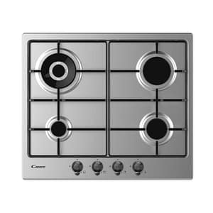 Candy chw6br4wtx piano cottura a gas da incasso 4 fuochi inox
