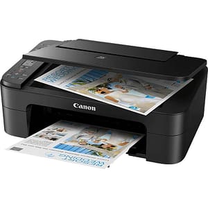 Canon stampante inkjet multifunzione pixma ts3350 risoluzione 600 x 1200 dpi a4 con display lcd e wlan di colore bianca