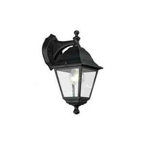 Eglo belfort applique nero da esterno