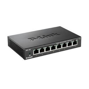 D-link 8-port 10-100 metal housing desktop switch
