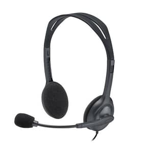 Logitech cuffie con microfono h111, jack 3.5mm