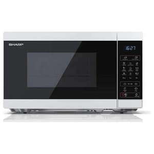 Sharp yc-mg02ew microonde con grill 20l 800w controllo elettronico 11 livelli di potenza bianco