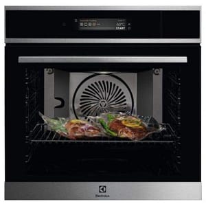 Electrolux eob9s21wx forno elettrico multifunzione da incasso 100% vapore steamboost capacita` 70 litri classe energetica a++ 27 programmi wi-fi 60 cm nero-acciaio inox antimpronta