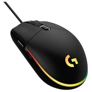 Logitech g203 lightsync mouse gaming con illuminazione rgb, personalizzabile, 6 pulsanti programmabili, sensore per gaming, tracciamento a 8.000 dpi, peso ridotto – nero