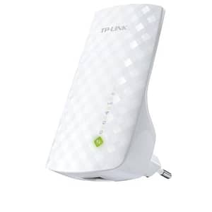Tp-link re200 ripetitore wifi wireless velocita` dual band ac750 wifi extender e access point porta lan compatibile fibra e adsl 2.4ghz-5ghz