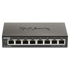 D-link dgs-1100-08v2 switch 8 porte gigabit 10/100/1000 nero