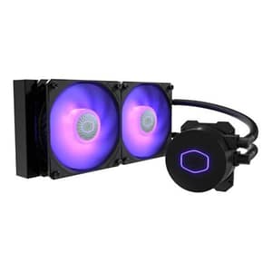 Cooler master masterliquid ml240l v2 rgb dissipatore di calore a liquido per cpu 2 ventole illuminazione led rgb