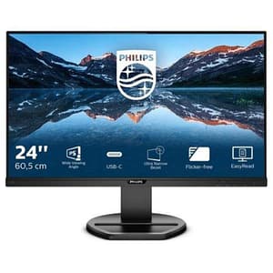 Philips b line 243b9/00 23.8 led ips full hd 16:9 75hz 4ms contrasto 1.000:1 hub usb vga hdmi displayport usb-c 65w altoparlanti incorporati nero