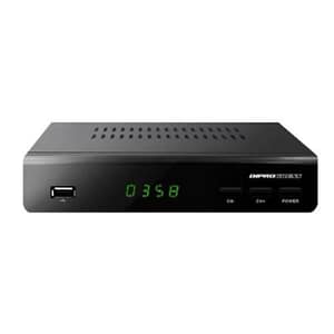 Diprogress dpt203hd decoder digitale terrestre dvb-t2 hevc h265 10 bit con telecomando universale 2 in 1
