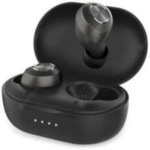 Lenovo ht10 auricolari bluetooth con custodia di ricarica wireless nero