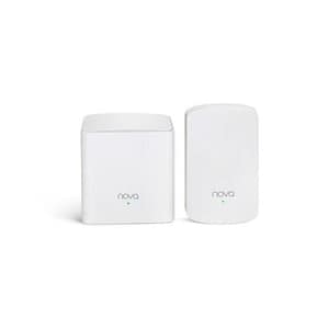 Tenda nova mw5 2 pack router gateway dual band wireless ac1200 gigabit poe sistema home mesh wi-fi completo 200mq mimo