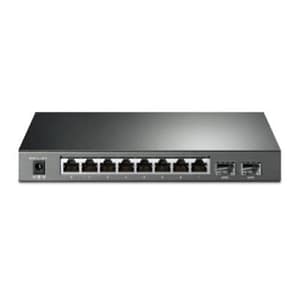 Tp-link switch 8p lan gigabit poe+ smart rj45 con 2 sfp,802.3af sfp alim.53w poe
