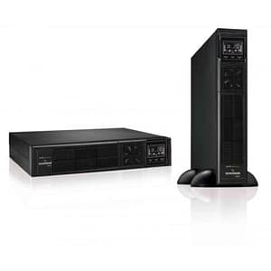 Tecnoware ups evo dsp plus 2400 gruppo di continuitÀ tecnologia on line installazione rack e tower 8 uscite iec autonomia fino a 40 min potenza 2400 va nero