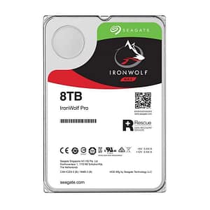 Seagate ironwolf st8000vn004 disco rigido interno 3,5“ 8000gb serial ata iii