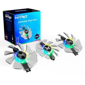 Sapphire ventole scheda video argb fans (3in1) per nitro+ rx5700