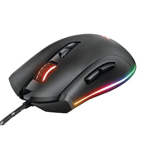 Trust mouse gaming ottico gxt900 qudos rgb mouse usb 15000dpi 23400