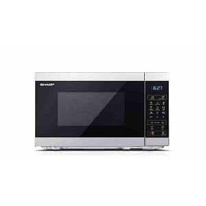Sharp yc-mg02es forno a microonde + grill 20 lt silver