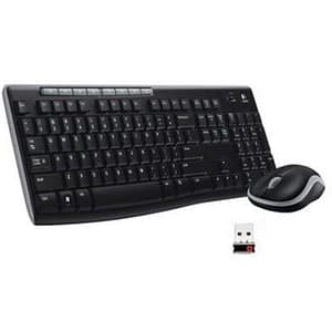 Logitech mk270 combo tastiera e mouse wireless per windows, 2,4 ghz wireless, mouse compatto, 8 tasti multimediali e di scelta rapida, durata della batteria 2 anni, pc, laptop, italiano qwerty – nero