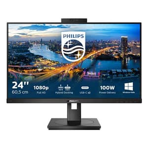 Philips monitor 23.8“ led ips 243b1jh – 00 1920 x 1080 full hd tempo di risposta 4 ms
