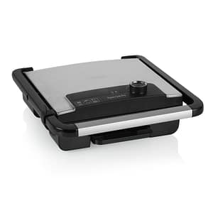 Princess piastra elettrica 2000w 30×27 cm piastra superiore flessibile antiaderente termostato regolabile nero