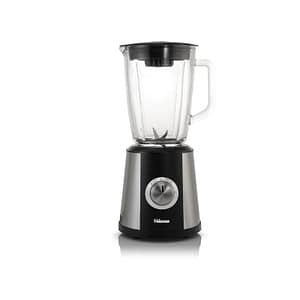 Tristar bl-4430 frullatore elettrico 500w con vaso in vetro da 1.5 lt 2 velocita` acciaio nero