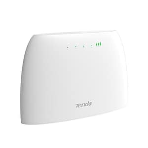 Tenda 4g03 wi-fi router 4g lte 300 mbps banda wireless 2.4 ghz porta lan-wan con slot per scheda sim accesso wi-fi fino a 32 dispositivi