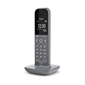 Gigaset cl 390 cordless dect rubrica telefonica 150 numeri funzione baby monitor dark grey