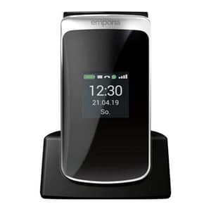 Emporia touch smart 3.2 easy phone clamshell tasto d`emergenza 4g tim black