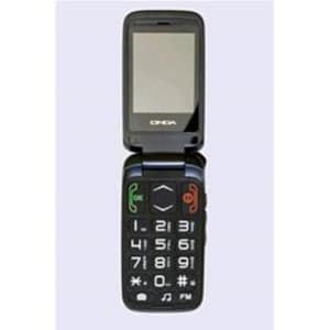 Onda f10 lino dual sim senior phone clamshell 2.4 tasti grandi vivavoce tasto sos radio fm italia black