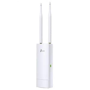 Tp-link eap110 outdoor access point esterno n300 mbps, wi-fi, 802.11n, mimo 2×2 supporto poe passivo antenne ominidirezionali 5dbi rimovibil