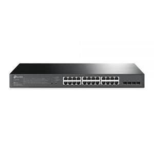 Tp-link tl-sg2428p switch di rete 24 porte rj-45 10/100/1000mbps poe + 4 slot sfp 10/100/1000mbps colore nero