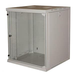 Link armadio 12 unita` da muro per reti (a)620 x (l)540 x (p) 450 mm colore grigio