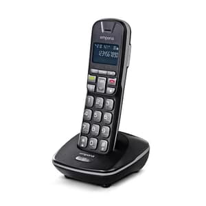 Emporia th21 telefono cordless con vivavoce tasti grandi tastiera retroilluminata black